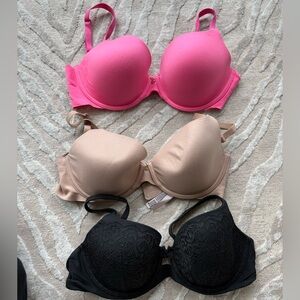 Everyday Seamless Pink, Nude & Black T-Shirt Bras - Women Intimates